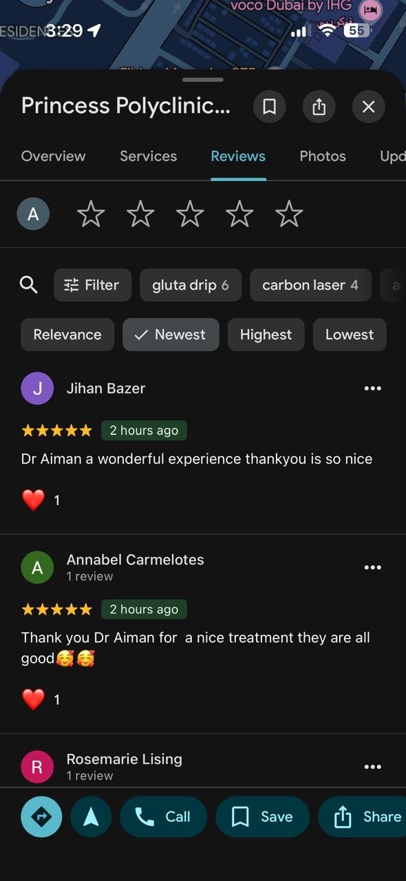 Google review for Dr. Aiman Aijaz (1)